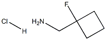 (1-氟环丁基)甲胺盐酸盐,1462885-81-9,结构式