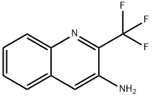 2-(TRIFLUOROMETHYL)QUINOLIN-3-AMINE, 1464091-60-8, 结构式
