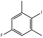 5-Fluoro-2-iodo-1,3-dimethylbenzene Struktur