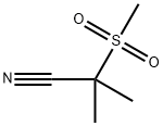 2-methyl-2-(methylsulfonyl)propanenitrile Structure