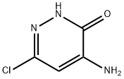 4-amino-6-chloro-3(2H)-Pyridazinone 化学構造式