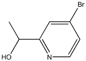 4-ブロモ-2-(1-ヒドロキシエチル)ピリジン 化学構造式
