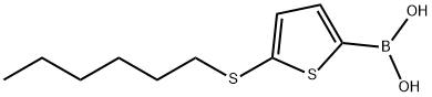 (5-(hexylthio)thiophen-2-yl)boronic acid Structure