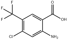 2-氨基-4-氯-5-(三氟甲基)苯甲酸, 1476759-55-3, 结构式