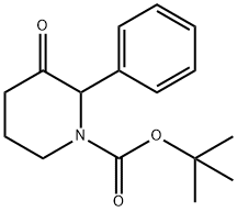 tert-Butyl 3-oxo-2-phenylpiperidine-1-carboxylate Structure