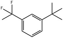 1-(1,1-difluoroethyl)-3-(1,1-dimethylethyl)- Benzene Struktur