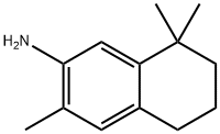 3,8,8-Trimethyl-5,6,7,8-tetrahydronaphthalen-2-amine Structure