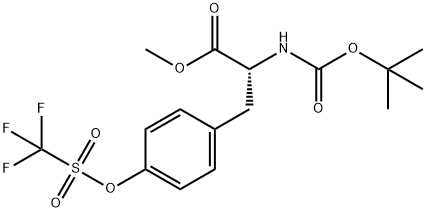 D-Tyrosine, N-[(1,1-dimethylethoxy)carbonyl]-O-[(trifluoromethyl)sulfonyl]-, methyl ester