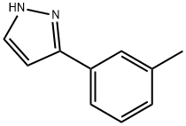 3-(M-トリル)-1H-ピラゾール 化学構造式