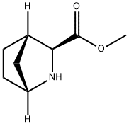(1S, 3S, 4R)-2-Aza-bicyclo[2.2.1]heptane-3-carboxylic acid methyl ester Structure