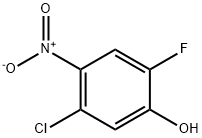 2-Fluoro-4-nitroto-5-Chlorophenol Struktur