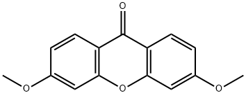 3,6-ジメトキシ-9H-キサンテン-9-オン 化学構造式