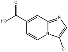 3-Chloro-imidazo[1,2-a]pyridine-7-carboxylic acid Structure