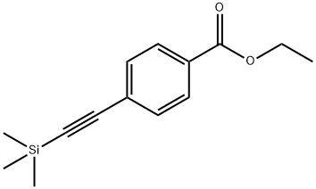 ethyl 4-(2-(trimethylsilyl)ethynyl)benzoate Structure