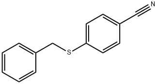 4-(ベンジルチオ)ベンゾニトリル 化学構造式