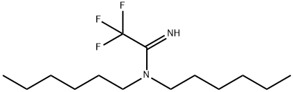 2,2,2-Trifluoro-N,N-dihexylacetimidamide Structure