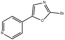2-Bromo-5-(pyridin-4-yl)oxazole Struktur