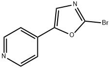 2-Bromo-5-(pyridin-4-yl)oxazole Structure