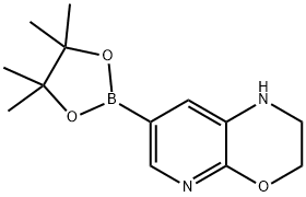2,3-二氢-1H-吡啶[2,3-B][1,4]恶嗪-7-硼酸频哪醇酯, 1515866-60-0, 结构式