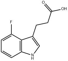 3-(4-fluoro-1H-indol-3-yl)propanoic acid|3-(4-氟-3-吲哚基)丙酸