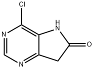 4-chloro-5H-pyrrolo[3,2-d]pyrimidin-6-ol Struktur