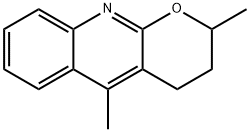 3,4-Dihydro-2,5-dimethyl-2H-pyrano[2,3-b]quinoline Struktur