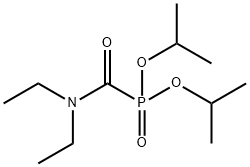 DIISOPROPYL (N,N-DIETHYLCARBAMOYL)PHOSPHONATE Struktur