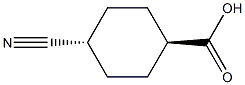 反式-4-氰基环己烷-1-羧酸,15177-68-1,结构式