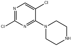 2,5-dichloro-4-(piperazin-1-yl)pyrimidine,1519130-69-8,结构式