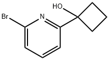 1-(6-溴吡啶-2-基)环丁烷, 1520003-18-2, 结构式