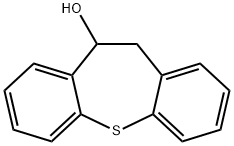 10,11-Dihydrodibenzo[b,f]thiepin-10-ol 化学構造式