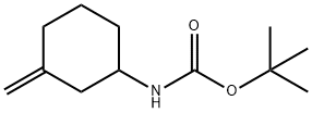 (3-Methylene-cyclohexyl)-carbamic acid tert-butyl ester Struktur
