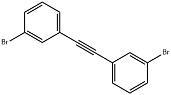 双(3-溴苯基)乙炔, 153404-60-5, 结构式