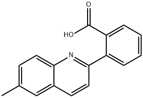 2-(6-Methylquinolin-2-yl)benzoic acid Struktur