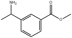3-(1-Amino-ethyl)-benzoic acid methyl ester Structure