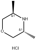 (3R,5R)-3,5-Dimethyl-morpholine hydrochloride Structure