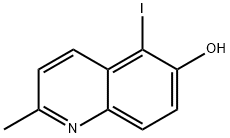 5-iodo-2-methyl-6-Quinolinol Struktur