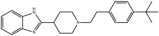 2-(1-(4-(tert-butyl)phenethyl)piperidin-4-yl)-1H-benzo[d]imidazole(WXG01185) Struktur
