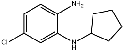 5-chloro-N1-cyclopentylbenzene-1,2-diamine 结构式