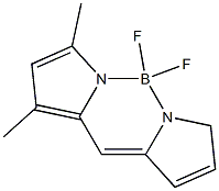 4,4-ジフルオロ-1,3-ジメチル-4-ボラ-3a,4a-ジアザ-s-インダセン 化学構造式