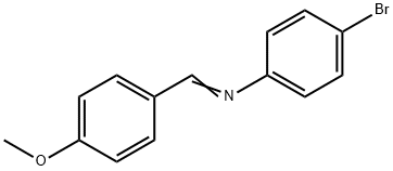 N-(4-METHOXYBENZYLIDENE)-4-BROMOANILINE Structure