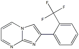 2-(2-(trifluoromethyl)phenyl)imidazo[1,2-a]pyrimidine 结构式