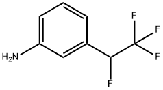 3-(1,2,2,2-四氟乙基)苯胺, 1554367-11-1, 结构式