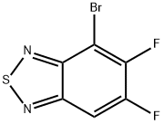 4-bromo-5,6-difluorobenzo[c][1,2,5]thiadiazole Struktur