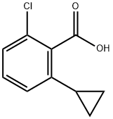 2-chloro-6-cyclopropylbenzoic acid,1561771-92-3,结构式