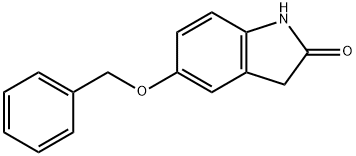 5-(苄氧基)吲哚啉-2-酮, 156232-24-5, 结构式