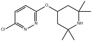 3-chloro-6-((2,2,6,6-tetramethylpiperidin-4-yl)oxy)pyridazine Struktur