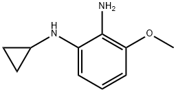 3-methoxy-N1-cyclopropylbenzene-1,2-diamine Structure