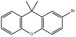 2-溴-9,9-二甲基氧杂蒽 结构式