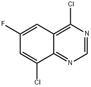 4,8-Dichloro-6-fluoroquinazoline Structure